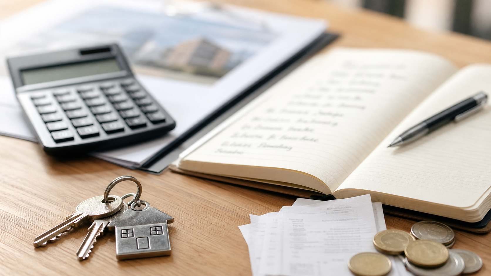 Budget logement avec clés et frais à anticiper