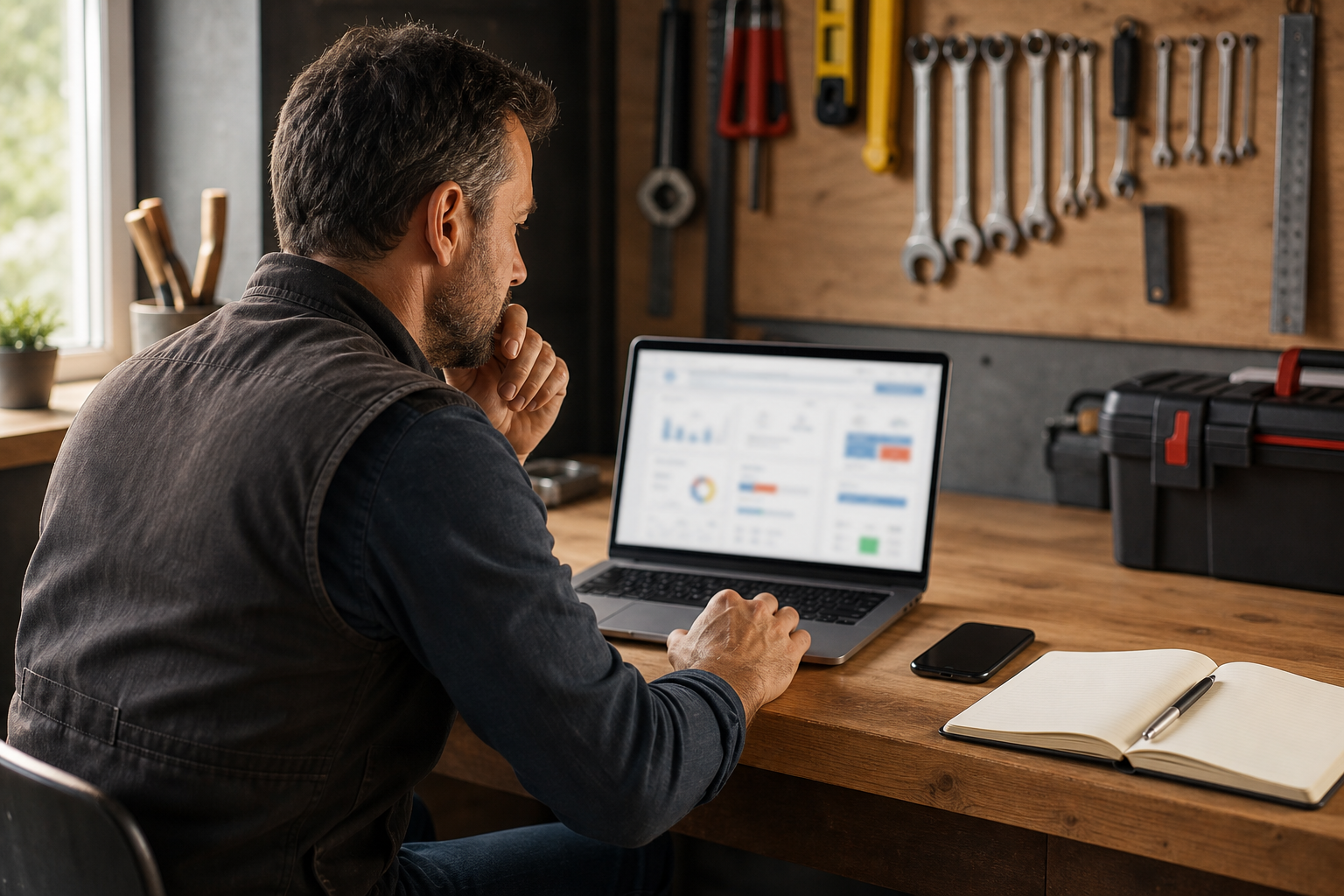 Artisan consultant sa fiche Google Business Profile