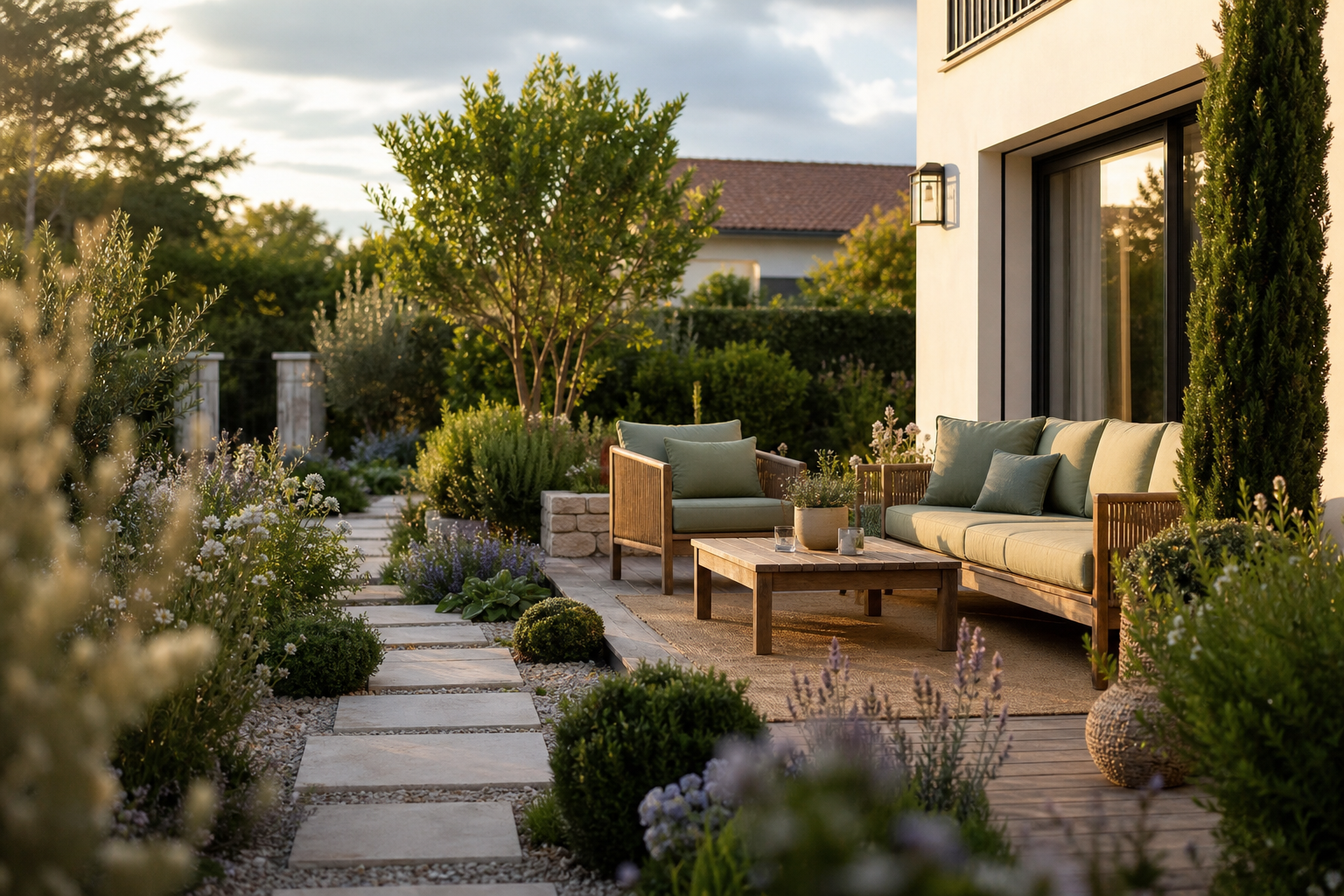 Aménagement de jardin et terrasse extérieure