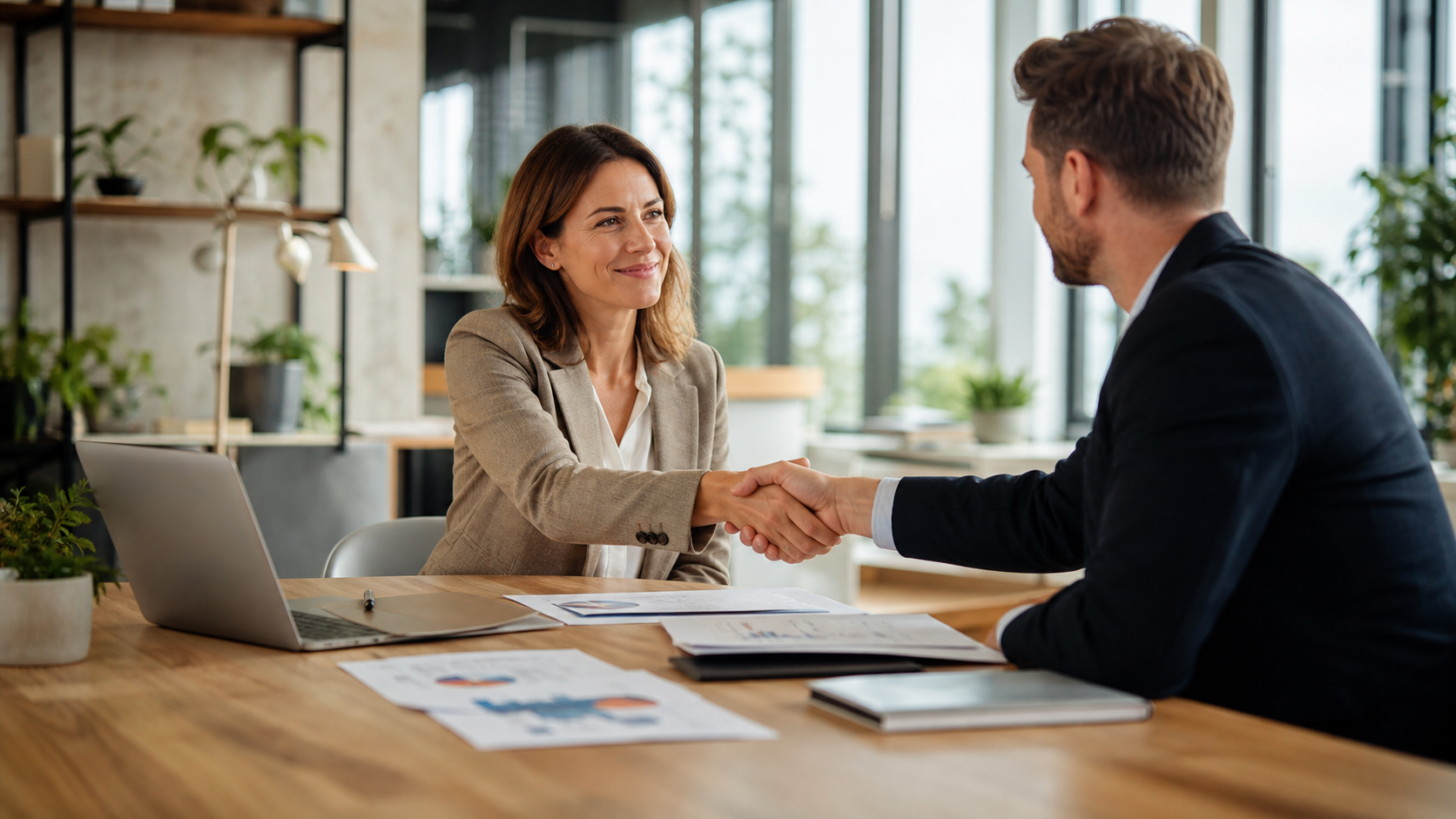 Illustration de partenaires professionnels et de choix de prestataires pour une entreprise